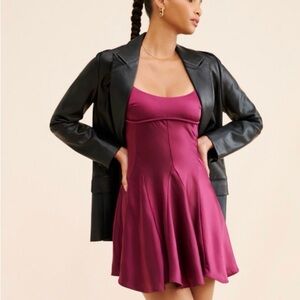 Free People Florence Sun dress Burgundy.